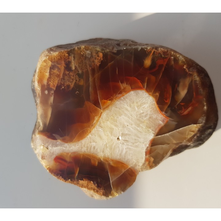 Agat "rzeczny" z Bobru w Sudetach (river agate)