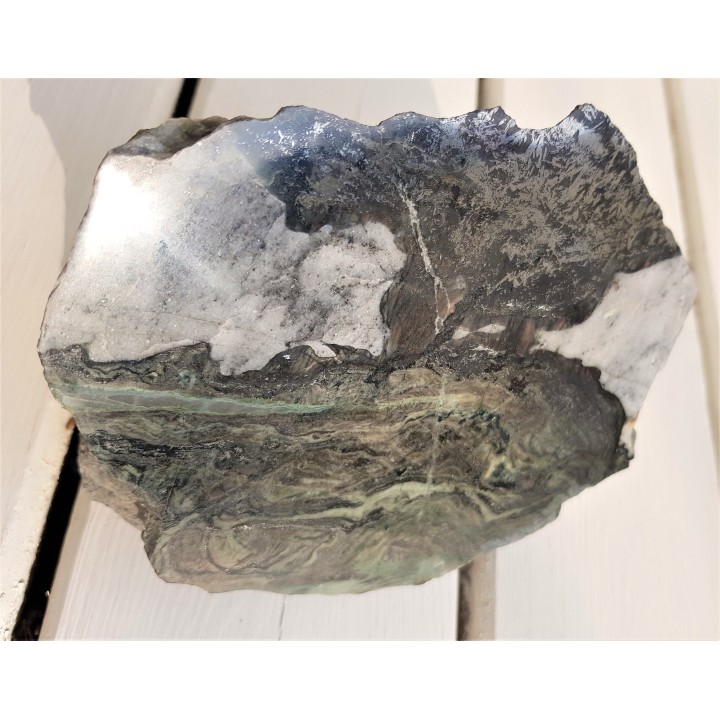 Skarn ze Złotego Stoku z okruszcowaniem i dolomitem