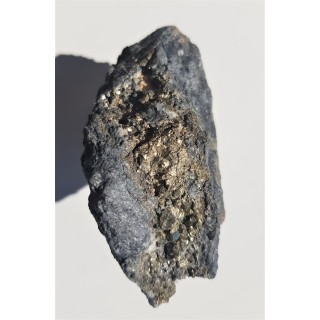 Żyła rudna z licznymi kryształami pirytu z Radzimowic