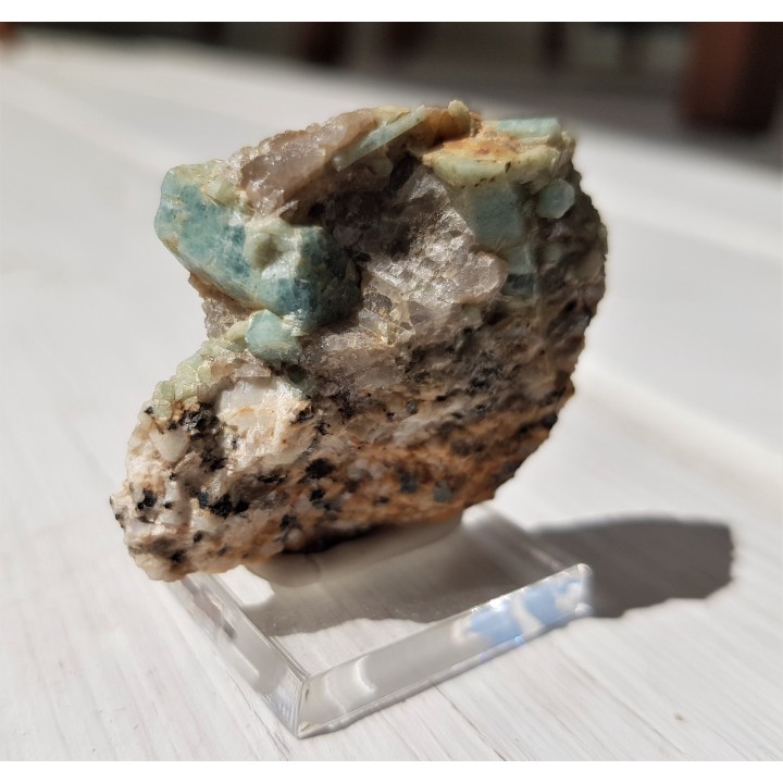 Akwamaryn z Ptasich Gniazd k. Szklarskiej Poręby