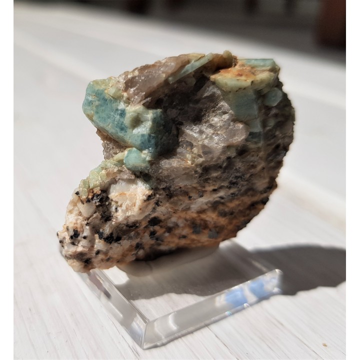 Akwamaryn z Ptasich Gniazd k. Szklarskiej Poręby