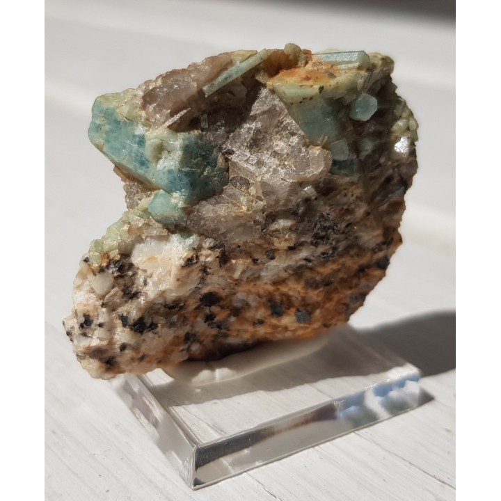 Akwamaryn z Ptasich Gniazd k. Szklarskiej Poręby