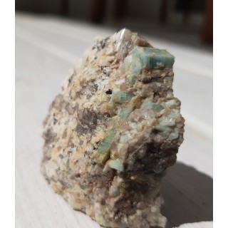 Akwamaryn z Ptasich Gniazd k. Szklarskiej Poręby