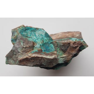 Chryzokola na ryolicie z Okrzeszyna