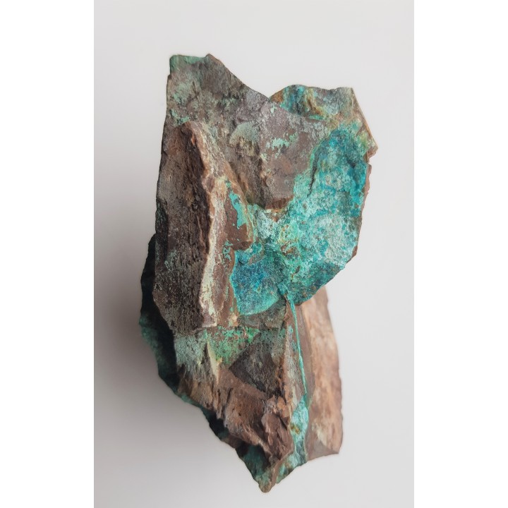 Chryzokola na ryolicie z Okrzeszyna