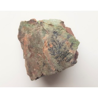 Chryzokola na ryolicie z Okrzeszyna