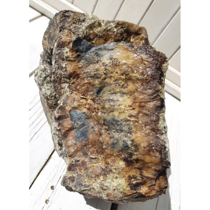 Wielki, muzealny okaz barwnego opalu z Nasławic k. Wrocławia