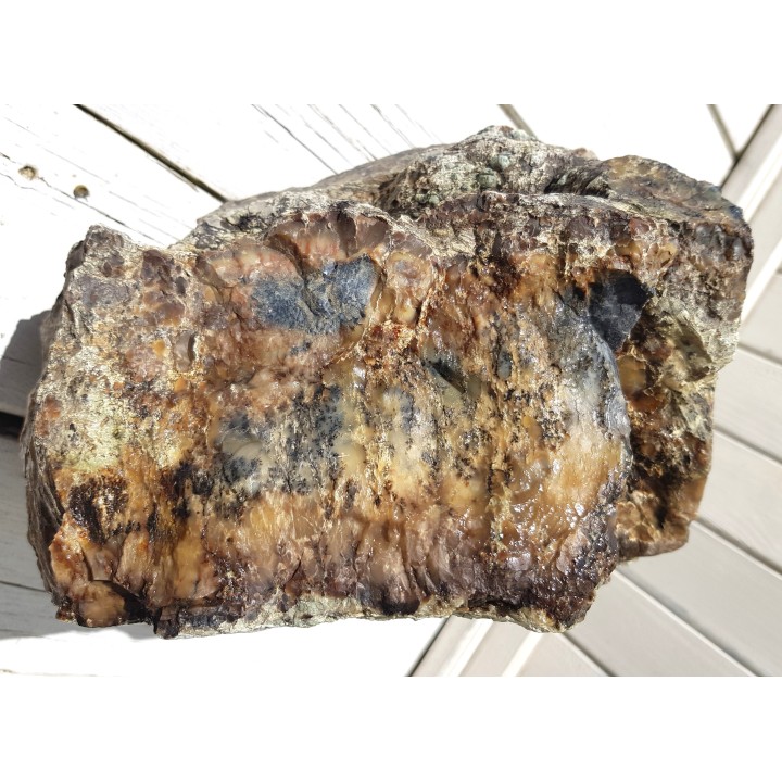 Wielki, muzealny okaz barwnego opalu z Nasławic k. Wrocławia