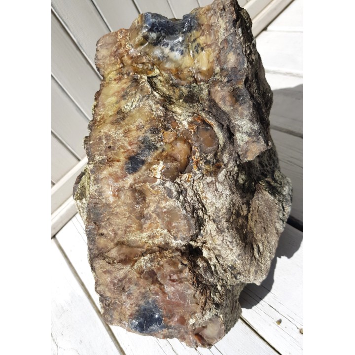 Wielki, muzealny okaz barwnego opalu z Nasławic k. Wrocławia