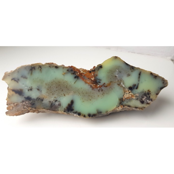 Chryzopraz z dendrytami ze Szklar k. Ząbkowic Śląskich