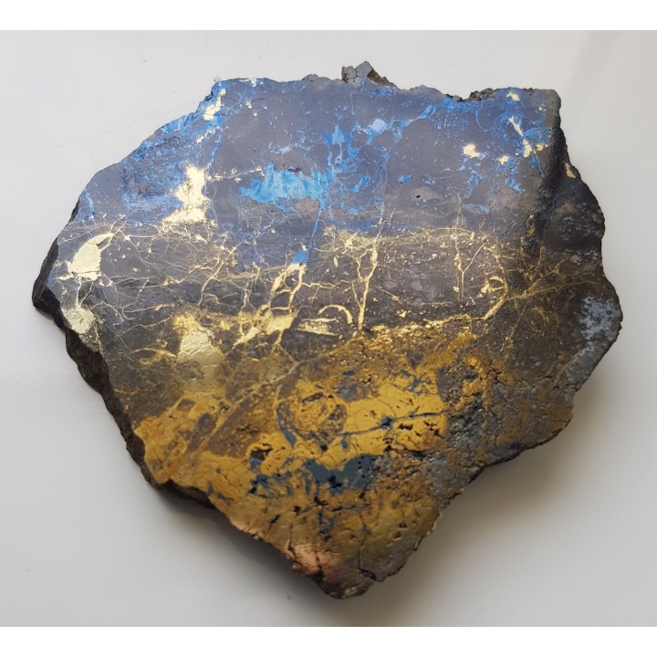 Kowelin i chalkopiryt z Lubina (KGHM)