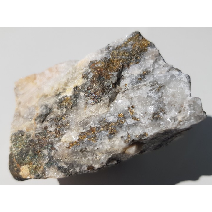 Piryt w barycie z Piskrzyna, G. Świętokrzyskie