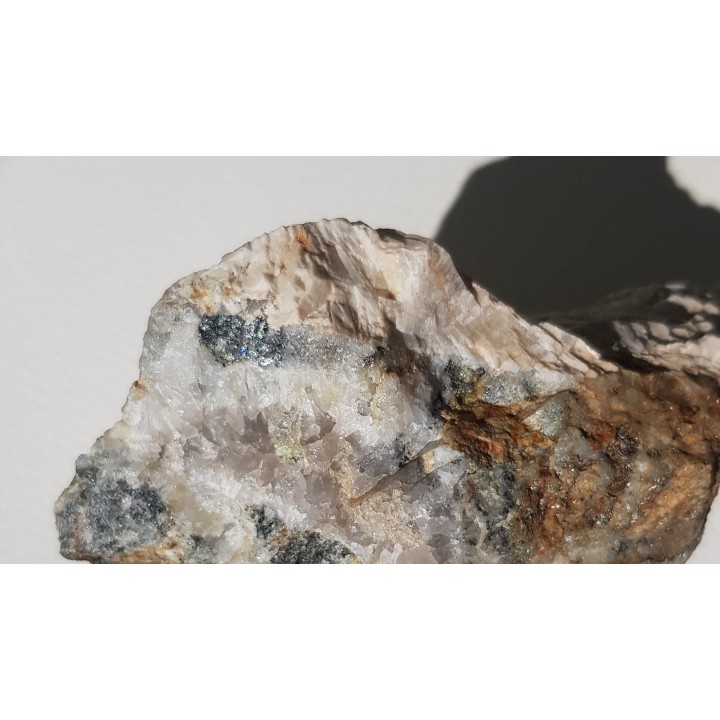 Tetraedryt w żyle kwarcowo-barytowej z okolic Jedliny Zdroju