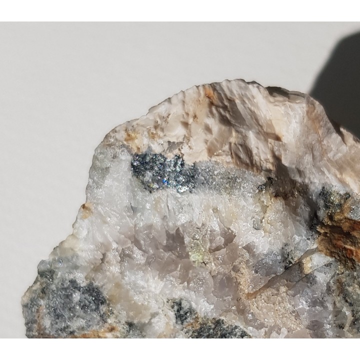 Tetraedryt w żyle kwarcowo-barytowej z okolic Jedliny Zdroju