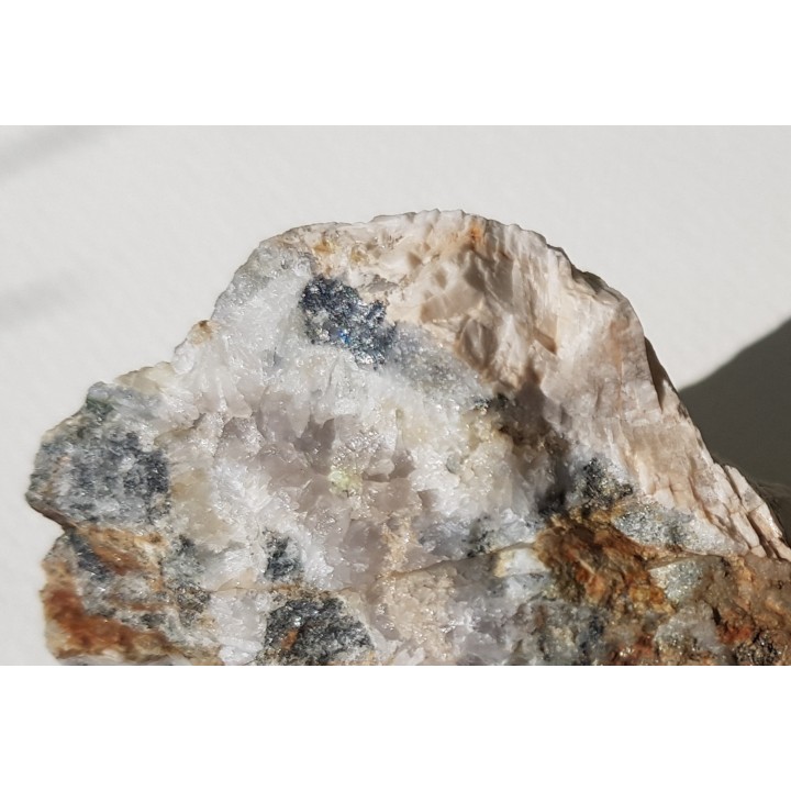 Tetraedryt w żyle kwarcowo-barytowej z okolic Jedliny Zdroju