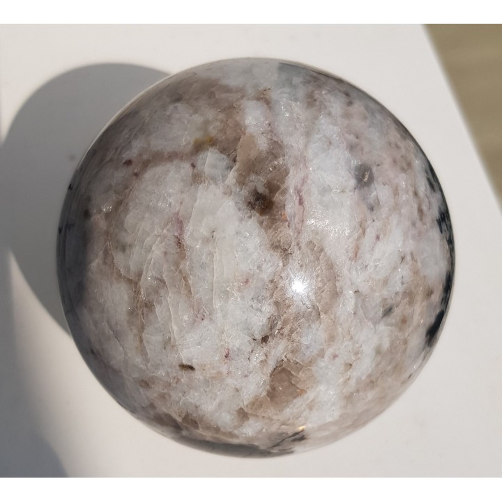 Okazała kula z pegmatytu litowego z Piławy Grn.