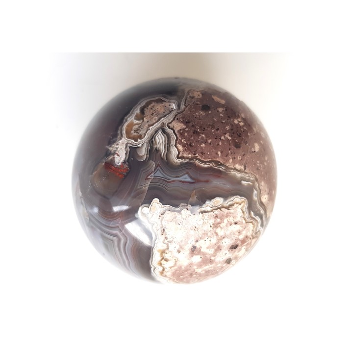 Kula z agatu z Gór Kaczawskich