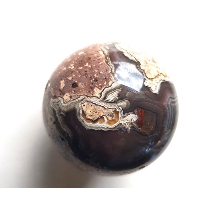 Kula z agatu z Gór Kaczawskich