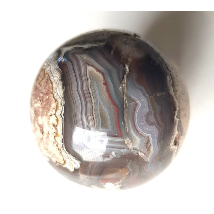 Kula z agatu z Gór Kaczawskich