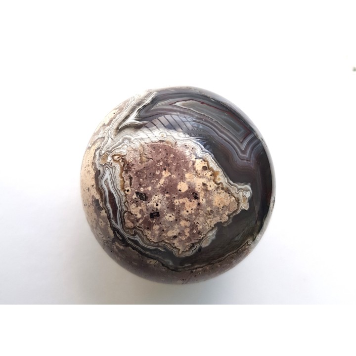 Kula z agatu z Gór Kaczawskich
