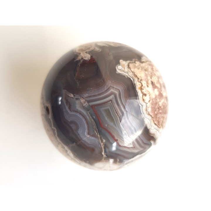 Kula z agatu z Gór Kaczawskich