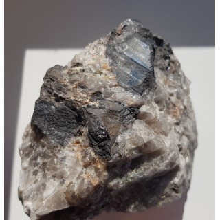 Wielki kryształ wolframitu z Krupki w Czechach