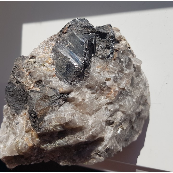 Wielki kryształ wolframitu z Krupki w Czechach