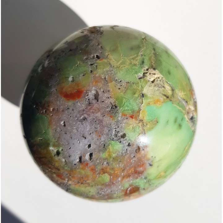 Duża kula z chryzoprazu ze Szklar