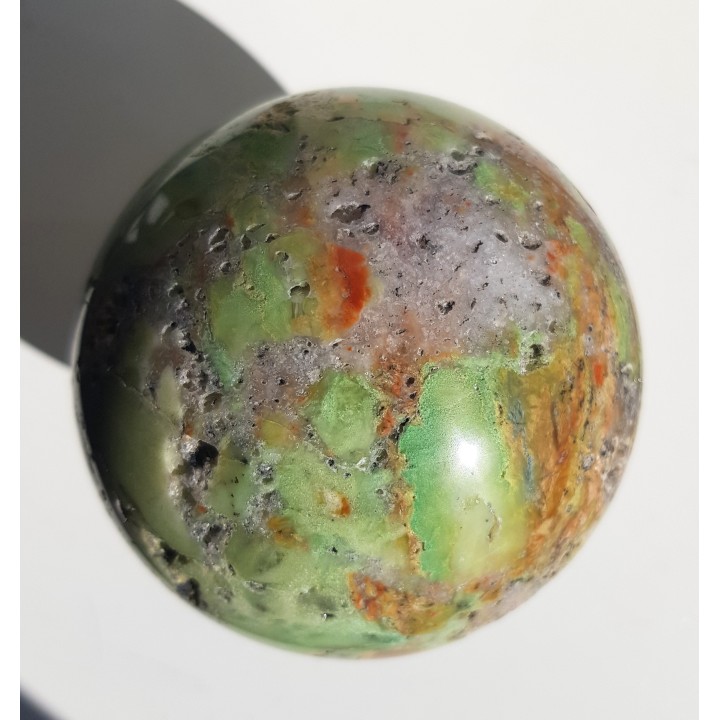 Duża kula z chryzoprazu ze Szklar