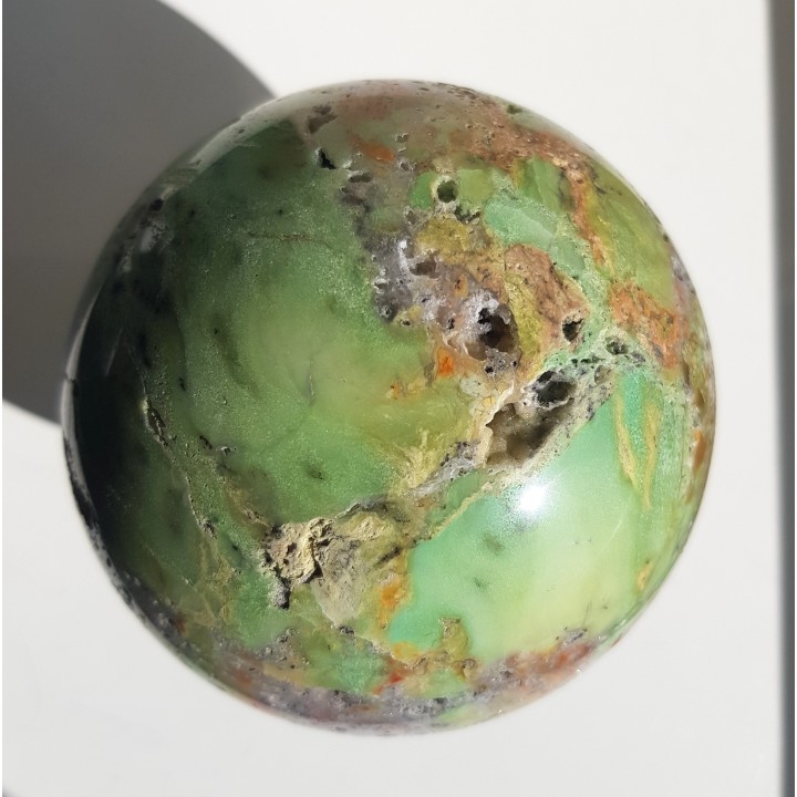 Duża kula z chryzoprazu ze Szklar