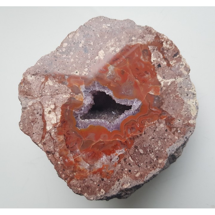 Agat z druzą ametystową z Nowego Kościoła