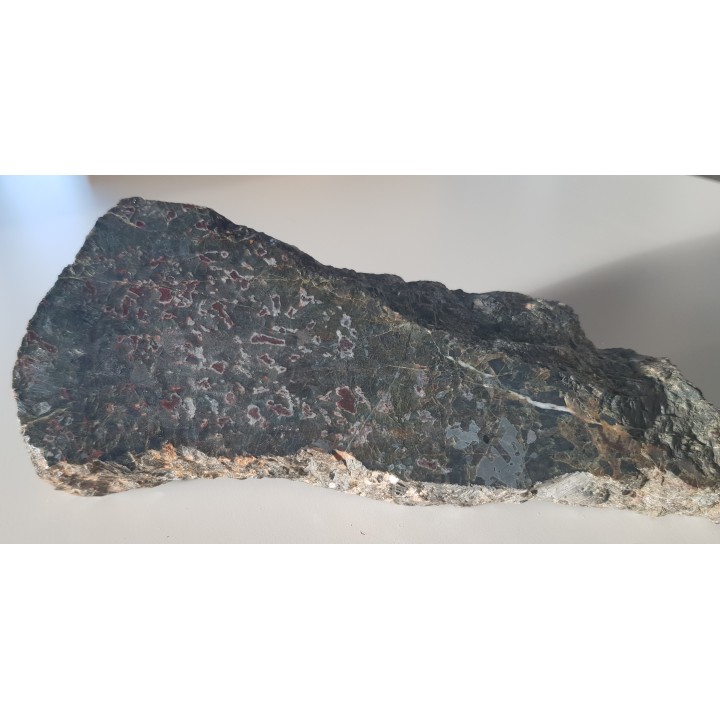 Troktolit, pstrągowiec z iddingsytem z Nowej Rudy - Słupca