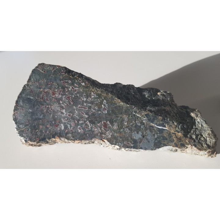 Troktolit, pstrągowiec z iddingsytem z Nowej Rudy - Słupca