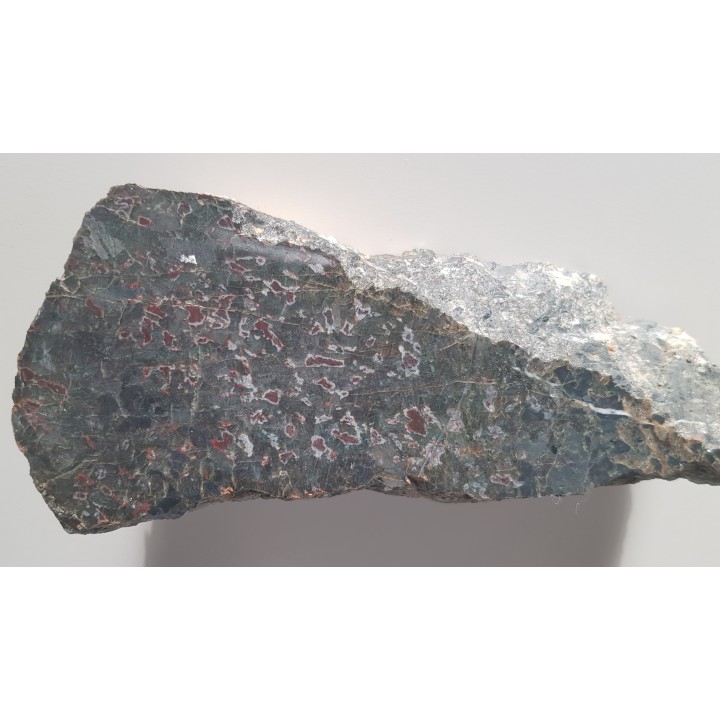 Troktolit, pstrągowiec z iddingsytem z Nowej Rudy - Słupca