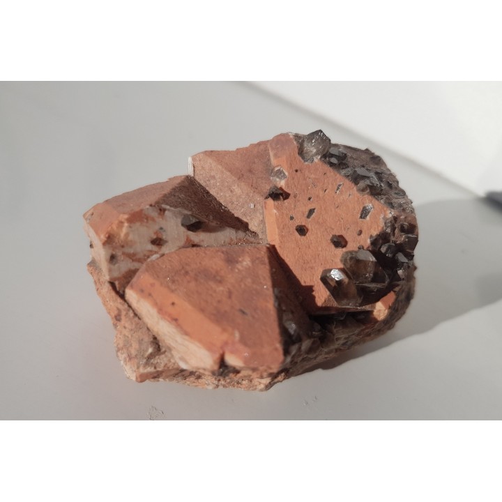 Szczotka skaleniowo-kwarcowa z okolic Jeleniej Góry