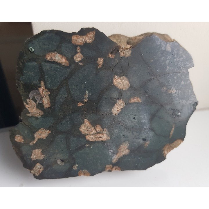 Bazalt z fenokryształami plagioklazów, eratyk, Szczecin