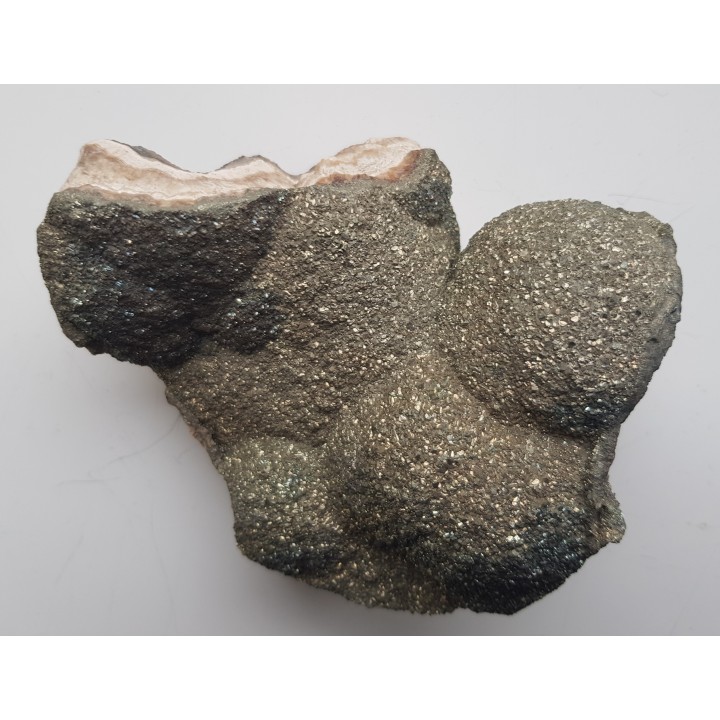 Okaz barytu pokrytego markasytem z LGOM