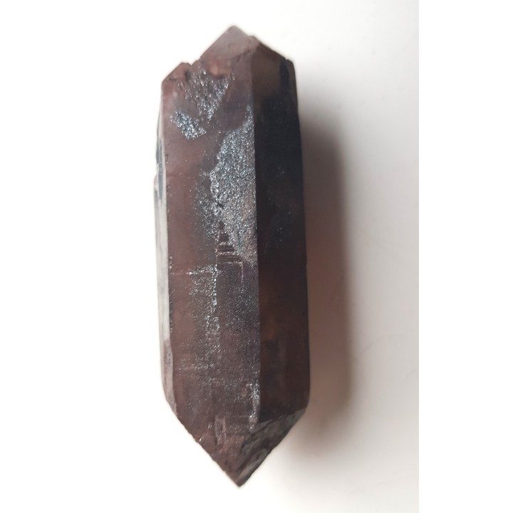 Kwarc dymny z hematytem z Maciejowej k. Jeleniej Góry