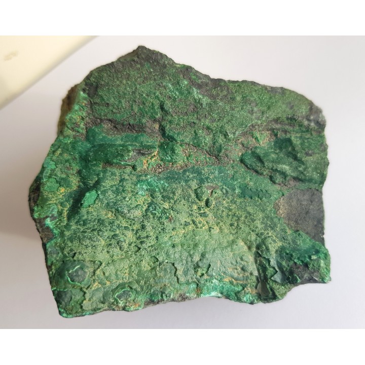 Naciekowa chryzokola i pseudomalachit z Miedzianki k. Janowic Wlk.