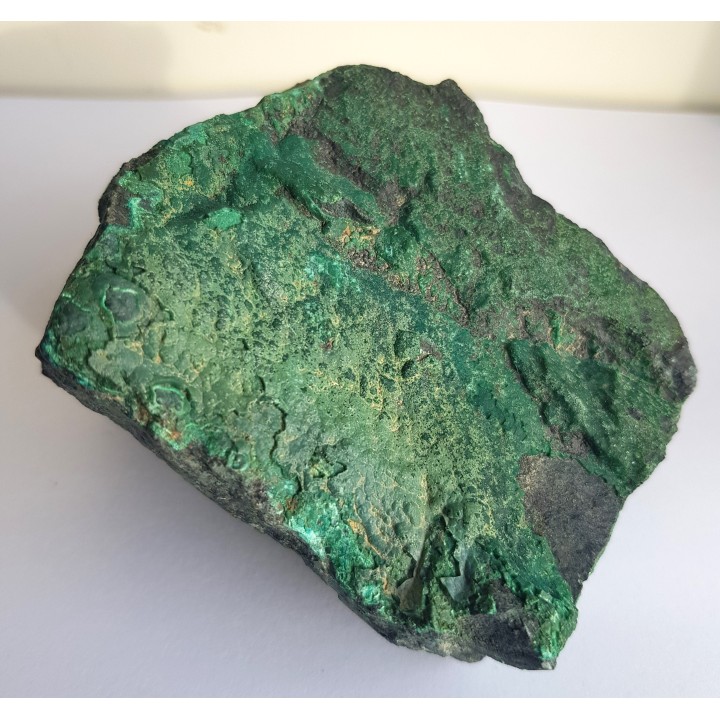 Naciekowa chryzokola i pseudomalachit z Miedzianki k. Janowic Wlk.