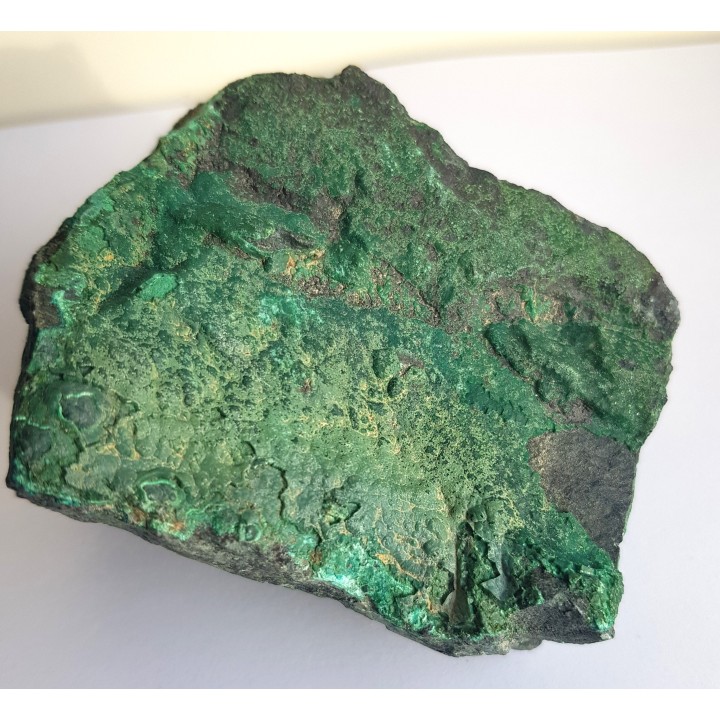 Naciekowa chryzokola i pseudomalachit z Miedzianki k. Janowic Wlk.