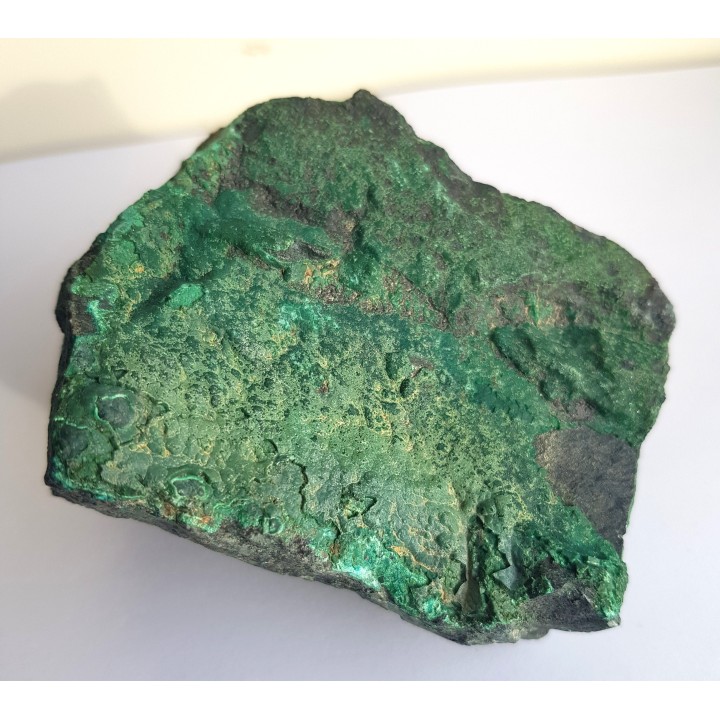 Naciekowa chryzokola i pseudomalachit z Miedzianki k. Janowic Wlk.