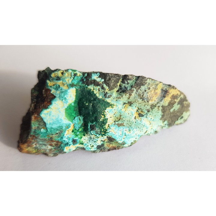 Cornwallit i pseudomalachit z Miedzianki w Sudetach