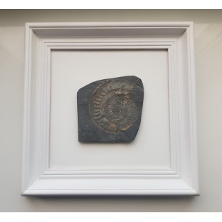 Obraz z amonitem jurajskim Na szczęście