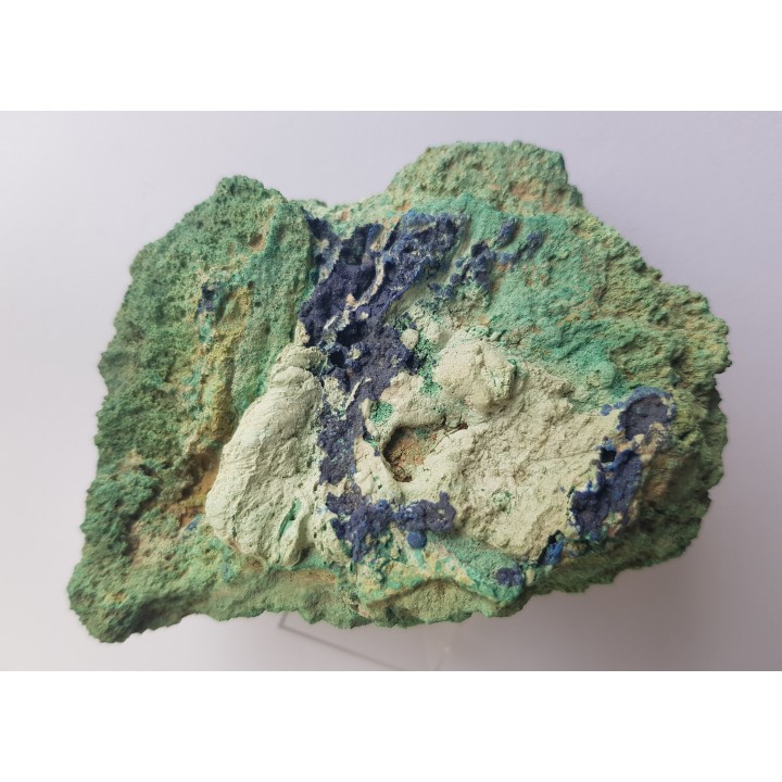 Malachit i azuryt z Miedzianki w G. Świętokrzyskich