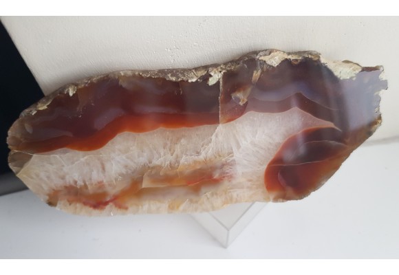 Karneol "rzeczny" z Bobru w Sudetach (river agate)