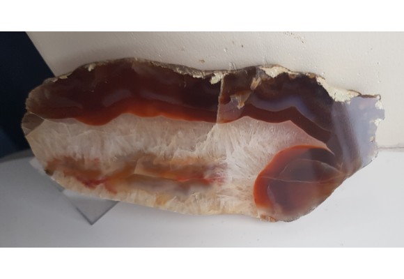 Karneol "rzeczny" z Bobru w Sudetach (river agate)