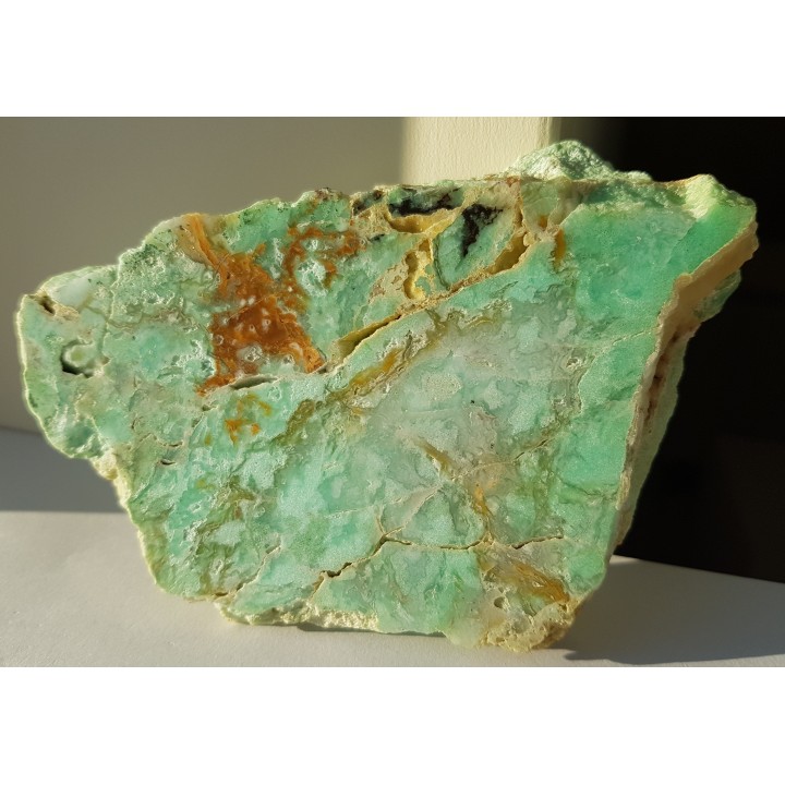 Chryzopraz z kopalni Wiry w Wirkach