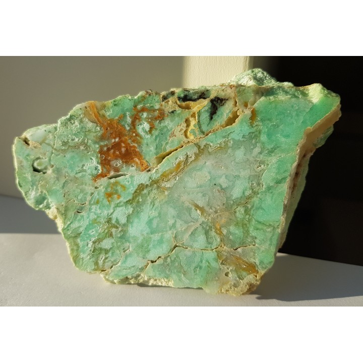 Chryzopraz z kopalni Wiry w Wirkach