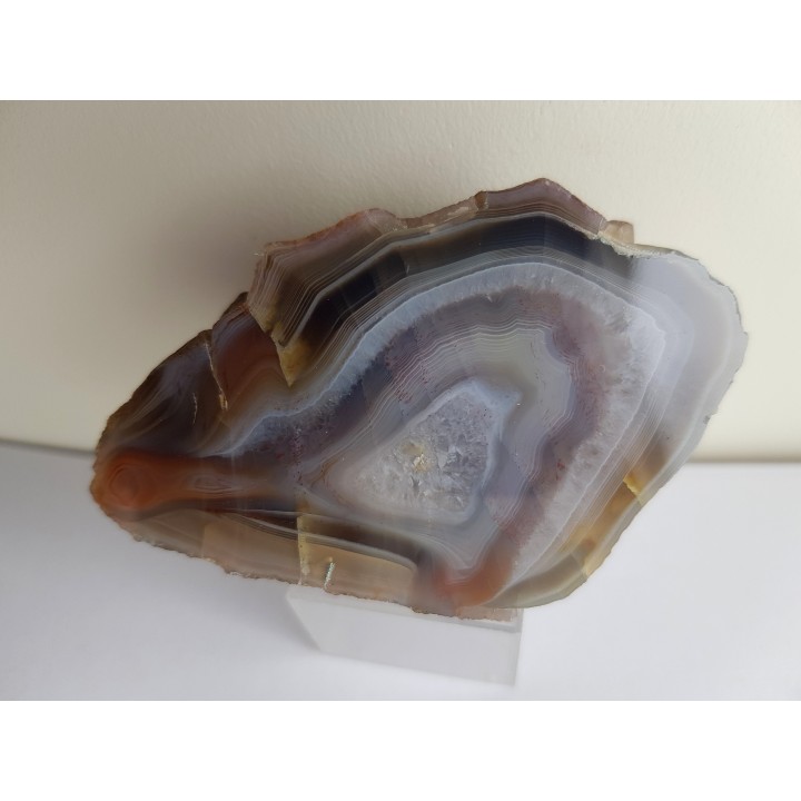 Agat z Bierkowic z aluwiów rzeki Ścinawki